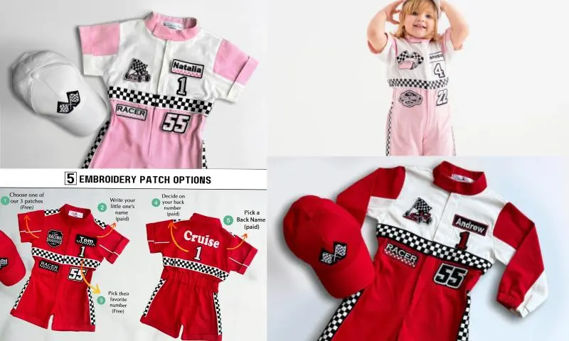 Race Car Costume for Kids (Çocuklar İçin Yarış Arabası Kostümü) ile Hayal Gücünü Ateşle